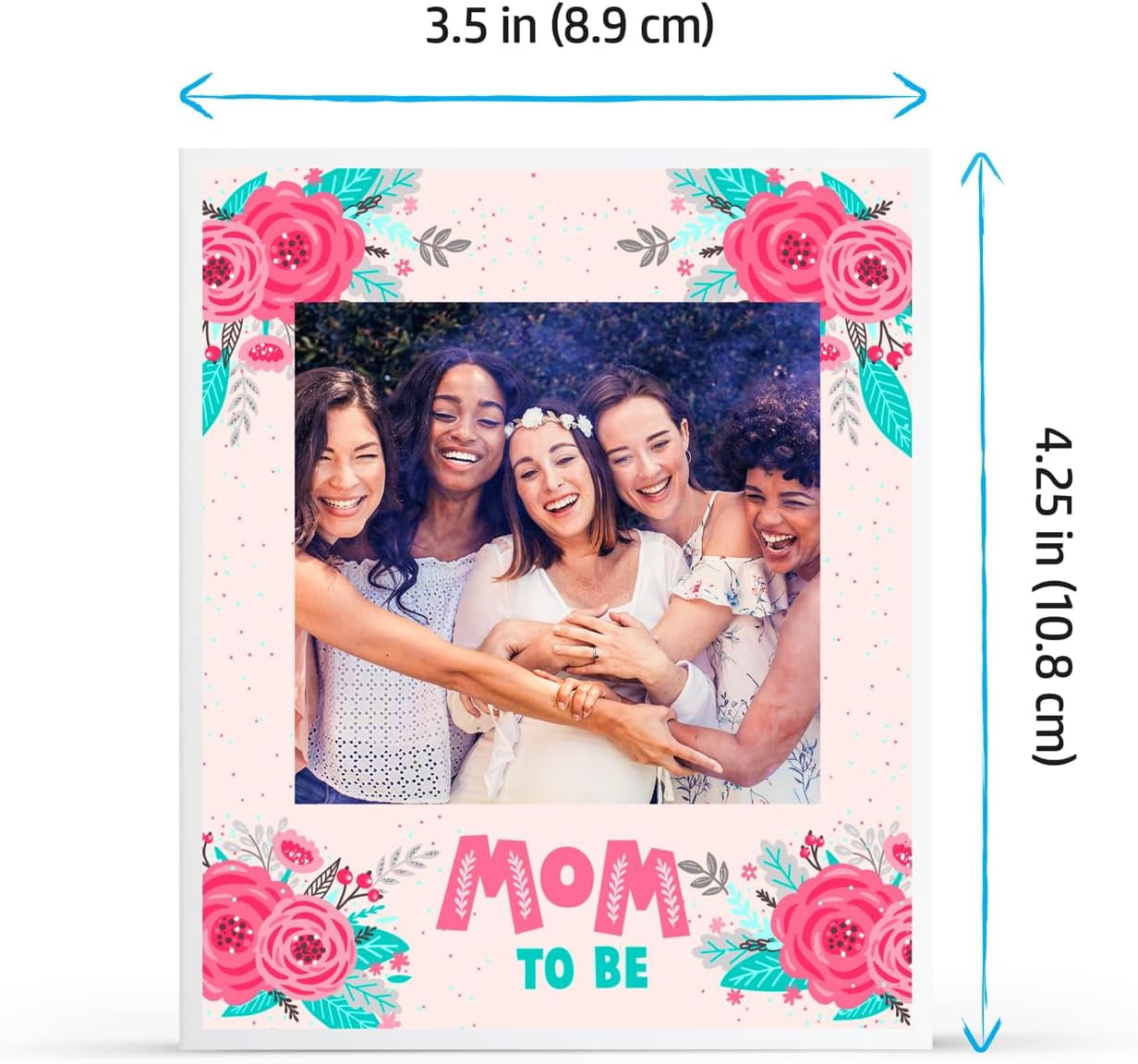 HP Sprocket 3.5 x 4.25” Zink Sticky-Backed Photo Paper (50 Pack) Compatible with HP Sprocket 3x4 Photobooth and Photo Printer
