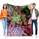 thumbnail image 1 of Plantas Suculentas anti-pilling, suave, ligera, esponjosa y acogedora de lujo para hogar y cocina – Perfecta para niños y adultos,100X80cm, 1 of 6