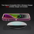 thumbnail image 6 of iPhone 14 Case, iPhone 13 Case Shockproof 3-Layer Full Body Protection [Without Screen Protector] Rugged Heavy Duty Durable Cover Case  Apple iPhone 14/13 6.1-inch, Purple/Pink, 6 of 14