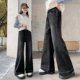 thumbnail image 4 of Cowsor Girls Wide Leg Jeans Baggy High Elastic Waist Denim Pants Cute Y2K Trendy Tween Streetwear, 4 of 7