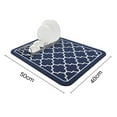 thumbnail image 5 of Shoreew Dish Drying Mat Large Absorbent Draining Mat for Kitchen Counter Multi-Functional Coffee Bathroom Mat, 5 of 6