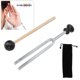 thumbnail image 1 of Instrumento De Vibración Del Diapasón, Promueve La Relajación Diapasón Martillo De Sonido Curativo Musical 256 Hz Con Bolsa De Almacenamiento Para Mejorar La Salud, 1 of 7