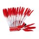 thumbnail image 4 of Diadema india para la cabeza, tocado de plumas indias para fiestas, carnavales y espectáculos. Blanco Rojo, 4 of 7