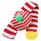 thumbnail image 3 of Conjunto de gorro y bufanda para perro, adorable gorro de punto navideño para mascotas, gatos, perros pequeños, medianos y grandes, blanco + rojo S, 3 of 14