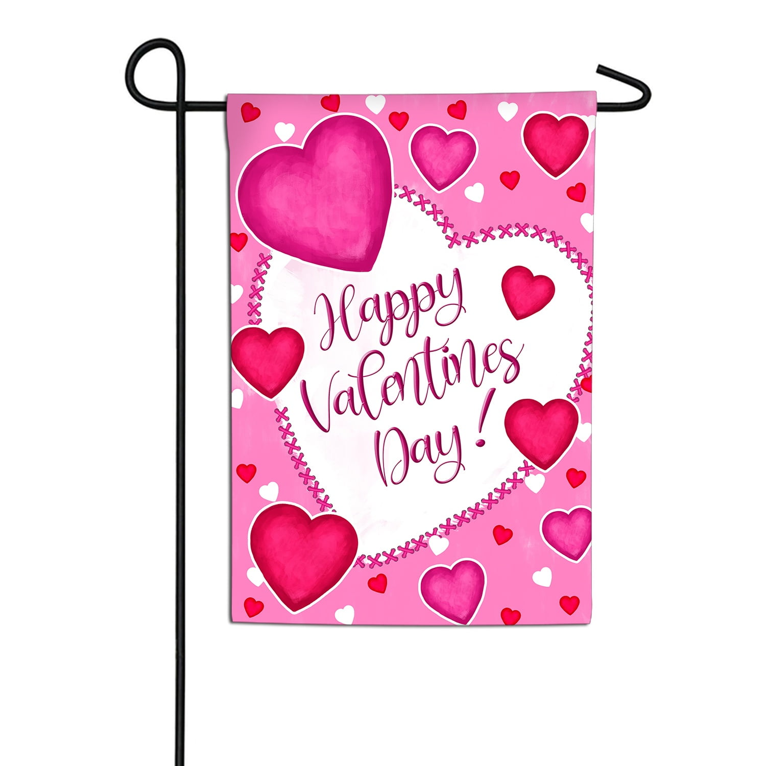 America Forever Flags Double Sided Garden Flag Happy Valentine's Day