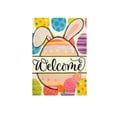 thumbnail image 2 of Easter Eggs Welcome Garden Flag 12x18 Inch Vertical Double Sided Easter Colorful Small Flags Farmhouse Outside Decoration For Yard (ONLY FLAG), 2 of 6