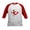 Red/White, variant on CafePress - MARDI GRAS CAJUN CRAWFISH Baseball Jersey - Kids Cotton Baseball Jersey, 3/4 Sleeve Shirt
