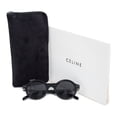 thumbnail image 5 of Celine Women's CL41434S CL/41434/S 807/IR Black Round Sunglasses 48mm, 5 of 5
