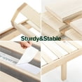 thumbnail image 3 of Zinus Robin 35" Wood Platform Bed Frame with Headboard, King, 3 of 12