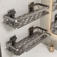 thumbnail image 5 of Bathroom Cosmetic Rack Punch Toilet Storage Shelf Shower Storage Organizer 2PCS, 5 of 6