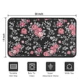 thumbnail image 5 of Pioneer Flower Floral Print Pattern Door Rugs,Washable Non Slip Door Mats Indoor,Decorative Door Mats,Entry Mat Indoor for Entrance,Bedroom,Kitchen,Bathroom,30"x17", 5 of 6