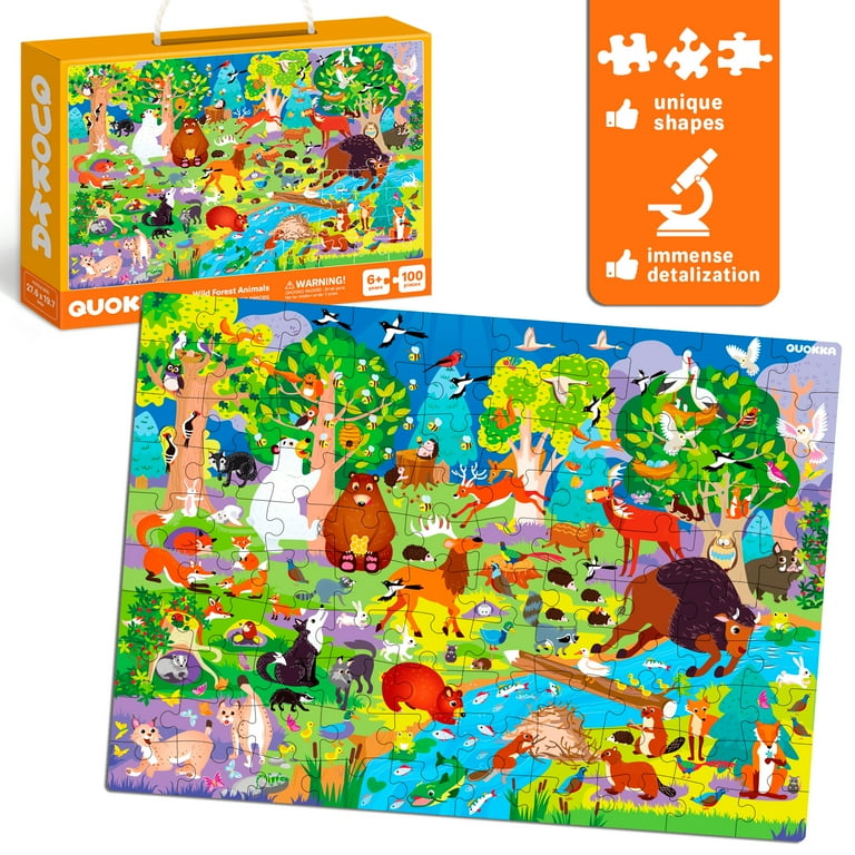 Walmart Black Friday Deals 2025 - QUOKKA 100-Piece Jigsaw Puzzles