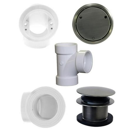 

Closing Metalic Overflow Plumbers Pack in Satin Nickel