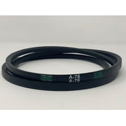 A78 Classic Wrapped V-Belt 1/2 x 80in Outside Circumference