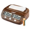 thumbnail image 1 of FFIY Chess Clock Digital Chess Timer Professional for Board Games Timer with Alarm Function (Official Store) Wood Appearance, 1 of 6