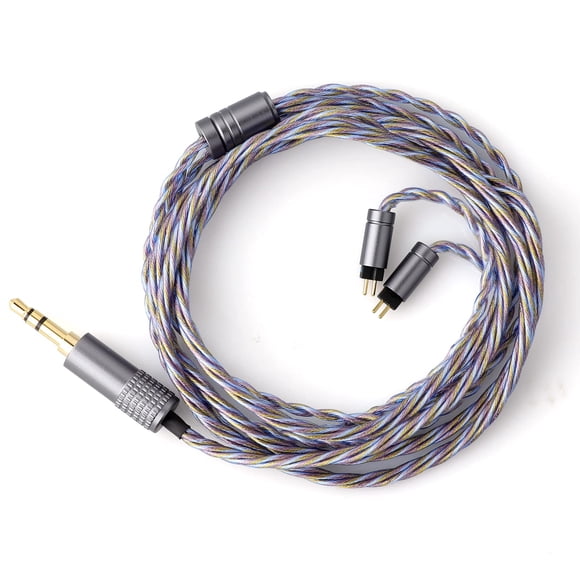 Cable para auriculares Linsoul Tripowin Zoe, mejorado, 1,2 m, 3,5 mm, 2 pines