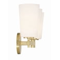 thumbnail image 4 of Crystorama Colton 3 Light Aged Brass Wall Mount - 23.7'' W x 11.50'' H, 4 of 9