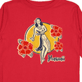thumbnail image 4 of Inktastic Retro Hula Girl Girls Long Sleeve Toddler T-Shirt, 4 of 5