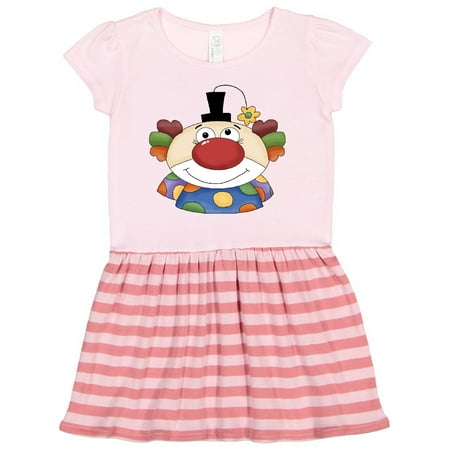 

Inktastic Big Clown Face Gift Toddler Girl Dress