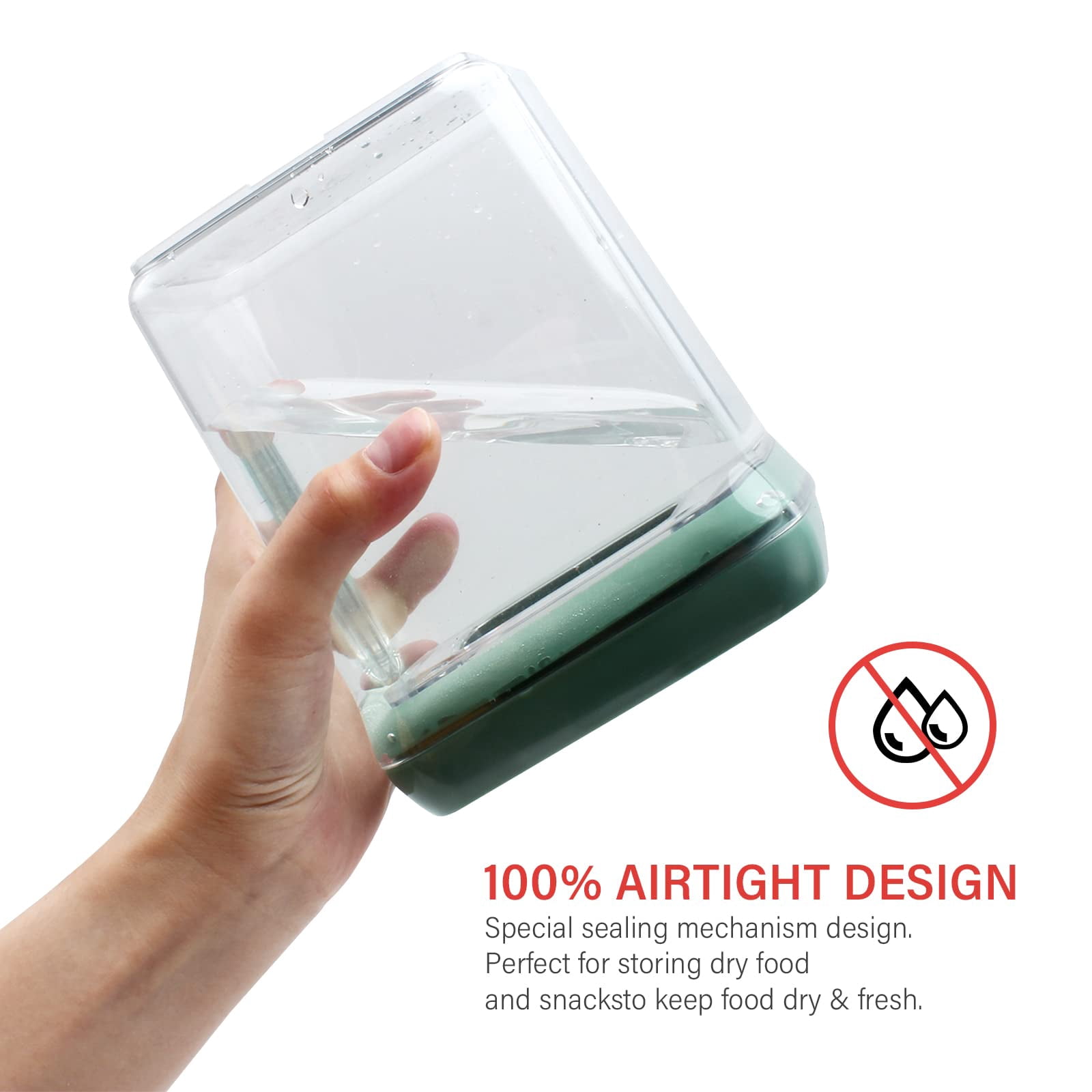 SIMPLEMADE Frischhaltedosen Set – 5-teilig Mit Fliplock Deckel, Luftdicht & Stapelbar