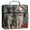 Dogs and Doghouses, variant on Water-Resistant 3-Ring Binder Organizer with Multiple Pockets Zipper Binder Bag for Office Brown Cow