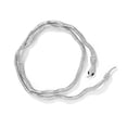 thumbnail image 4 of Collar gargantilla de serpiente con diseño brillante, moderno y curvo, para mujeres y niñas, 4 of 14