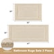 thumbnail image 3 of Set de 2 Alfombrillas de Baño SHACOS 51x81 cm y 80x120 cm, 3 of 9