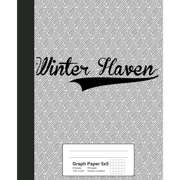 weezag graph paper 5x5 notebook graph paper 5x5 winter 5x5 graph paper notebook
