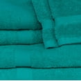 Deluxe Basics 6Piece Solid Luxury Towel Set, Teal