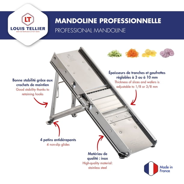 BRON COUCKE Professional Stainless Steel Mandoline Slicer with