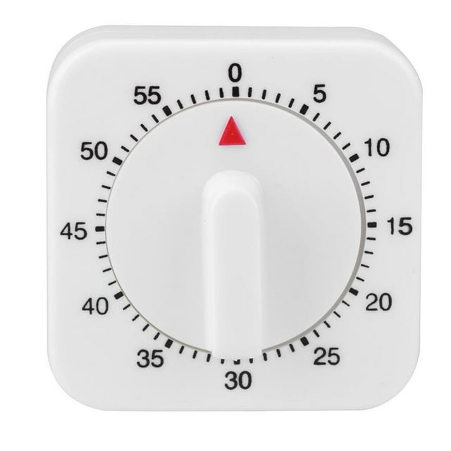 Minuterie Manuelle de 60 Minutes Rappel Mécanique Réveil Minuterie de Cuisine
