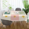 thumbnail image 3 of Yayeee Tablecloths 60" x 108" Rectangle Wrinkle Resistant Party Table Cover, Beige Abstract, 3 of 8