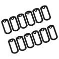 thumbnail image 3 of Miangastore 14Pcs Dog Tag Protector Black Silicone Noise Reduction for Everyday Use, 3 of 8