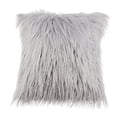 thumbnail image 2 of Mashaouyo Style Liquidation Moderne Simple Imitation Laine de Plage Rouge Filet Couleur Unie Taie d'Oreiller Longs Cheveux Coussin, 2 of 3