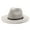 Gray, variant on Sun Hats for Women Summer Wide Brim UV UPF 50+ Panama Fedora Foldable Packable Straw Beach Hat