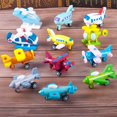 thumbnail image 2 of AMERTEER 12Pcs/Set Simulation Wooden Car Truck Model Kids Educational Toy Birthday Gift, 2 of 10