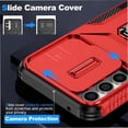 thumbnail image 4 of Funda para GANGXUN Samsung Galaxy A34 5G - Soporte metálico, Función magnética, Rojo, 4 of 5