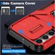 thumbnail image 4 of Funda para GANGXUN Samsung Galaxy A34 5G - Soporte metálico, Función magnética, Rojo, 4 of 5