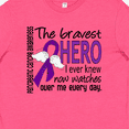thumbnail image 4 of Inktastic Pancreatic Cancer Bravest Hero I Ever Knew 1 Youth T-Shirt, 4 of 5