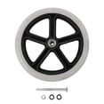 thumbnail image 1 of Accessoire de Roue avant de Fauteuil Roulant 8 Pouces Pneu Plein Universel, 1 of 9