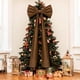 thumbnail image 4 of Adornos navideños, adornos navideños, regalos navideños, lazos de terciopelo extragrandes, adornos para árbol de Navidad, decoración para fiestas navideñas, bodas, interiores y exteriores, lazos de ga, 4 of 7