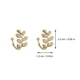 thumbnail image 2 of unbranded 1Par Aretes Dorados Sin Perforación Con Material Zirconia Y Cobre Elegantes Para Ocasiones Especiales, 2 of 8