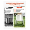 thumbnail image 4 of Fire Pit Stand 15-27 Inch, Adjustable with Casters, 4 of 9