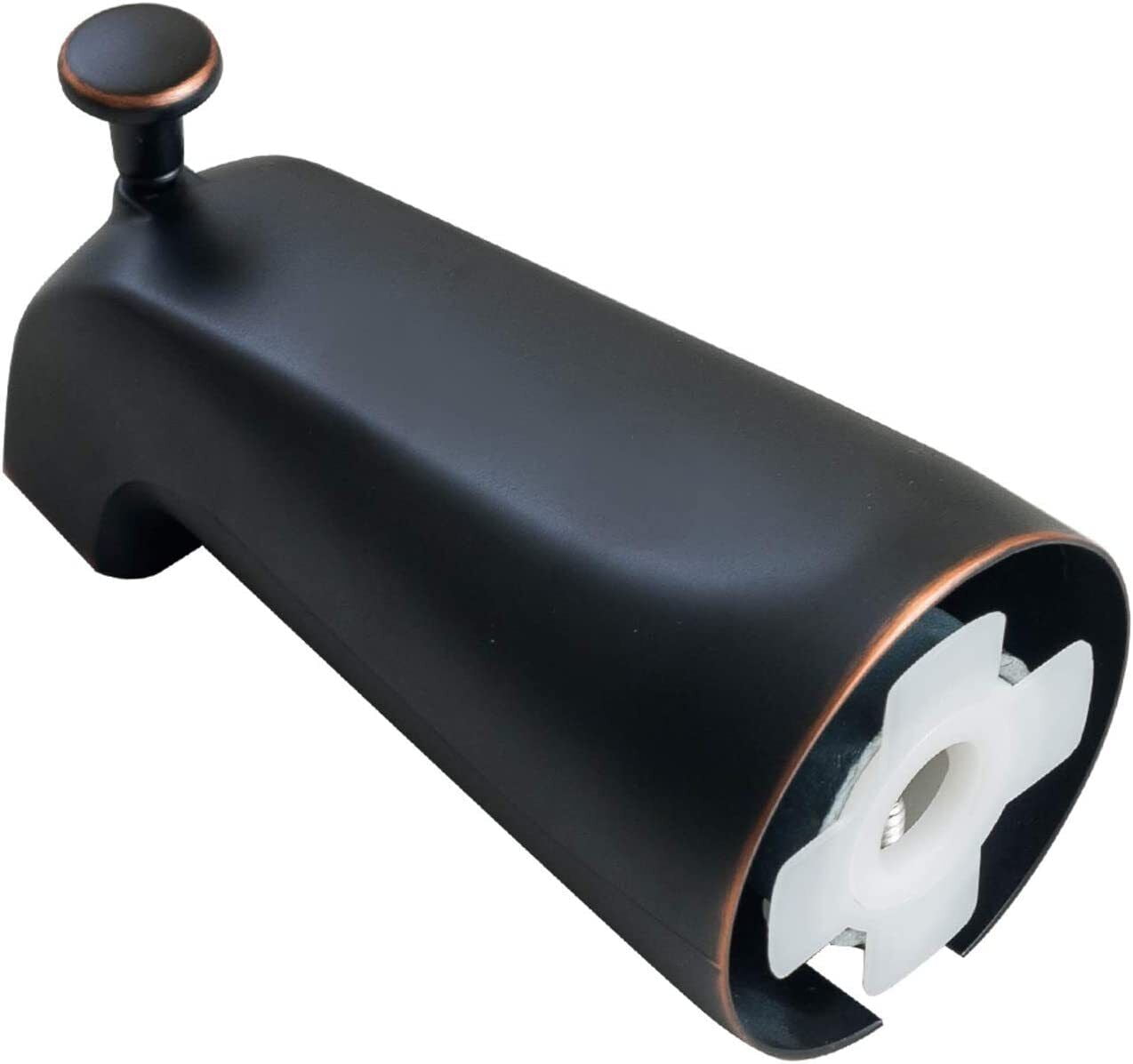Slip On 4 1/2" Copper Pipe Universal Bathroom Tub Spout w/ Diverter Heavy Duty