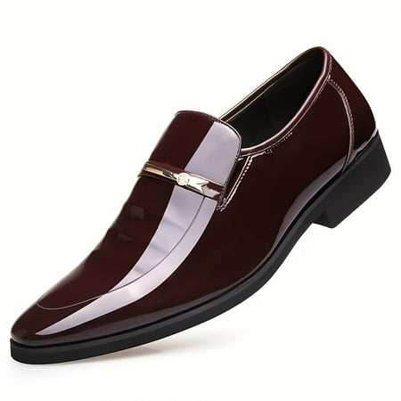 FLTHDD Mens Fashion Hollow Out Comfortable Formal Dress Shoes For Business Meetings Party Valentine Day Gift Gift