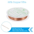 thumbnail image 4 of Unique Bargains 66 Feet 0.2mm Solid Bare Copper Wire Pure Copper Wire, 3 Colors 3 Roll, 4 of 6
