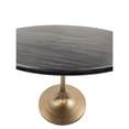 thumbnail image 4 of Alden Wood Top 40" Round Dining Table - Warm Black Top - Gold Base, 4 of 11