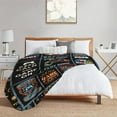 thumbnail image 4 of LHSHID Video Game Gifts for Men Gifts for Video Game Lovers Men Game Blanket for Teen Boys Men Adults Gamer Soft Comfortable Travel Blanket for Girls Game Blankets Present for Kids Son Size 50x60in, 4 of 6