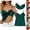 25# Dark Green, variant on Tank Tops with Built in Bras Pack Racerback Workout Lounge Camisole Summer Basic Padded Cami Tube Casual Tops Light Brown S