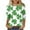A01-Green, variant on St. Patrick's Day T-Shirts for Women,Womens 3/4 Sleeve Irish Shamrock Tee Clover Print T-Shirts Women's Fashion Hoodies & Sweatshirts Green,5Xl